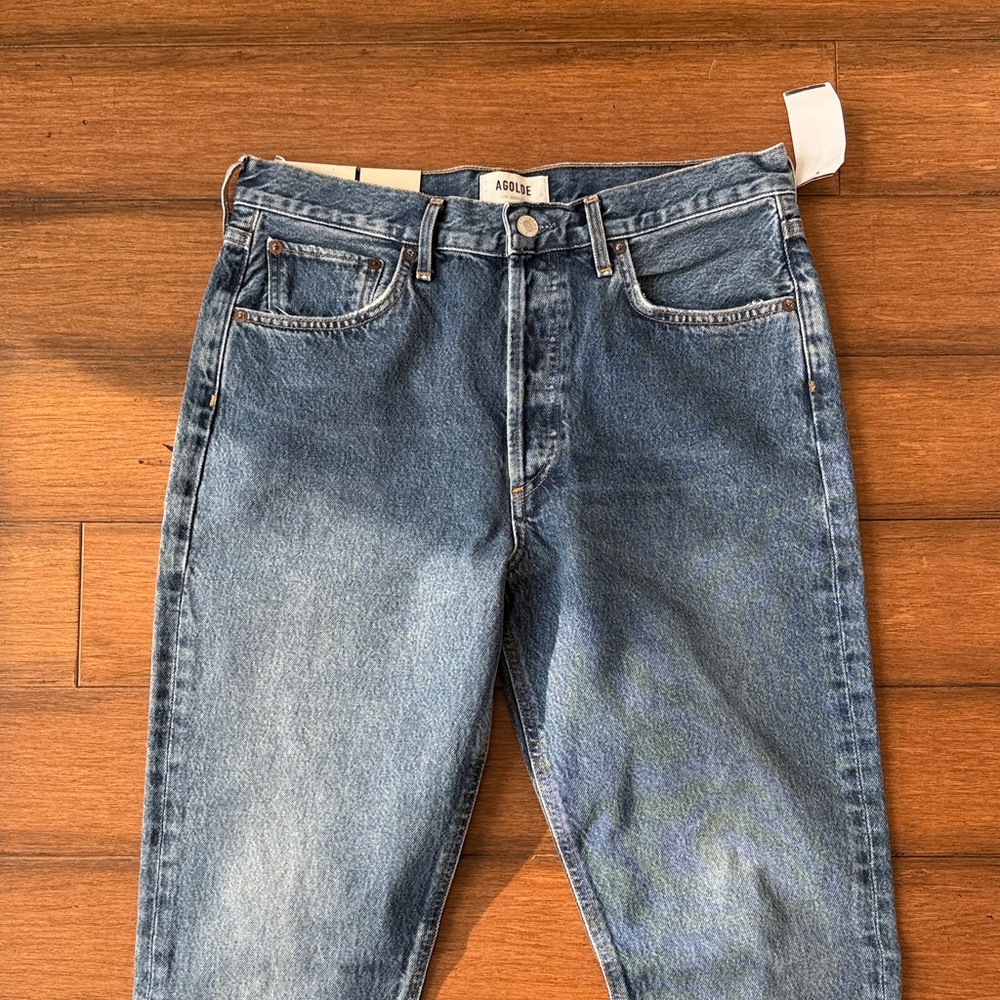 Agolde Riley High Rise Straight Crop - Picture 4 of 5